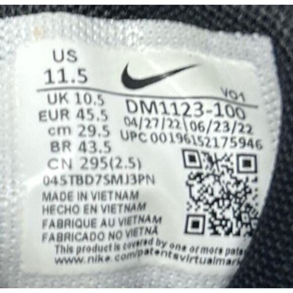 Nike Men\'s LeBron‎ James Witness 7 Black White Basketball Shoes Size 11.5 main image 6